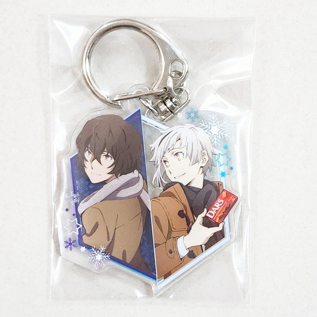 Bungou Stray Dogs DARS Christmas Winter Acrylic Keyholder - Dazai & Atsushi