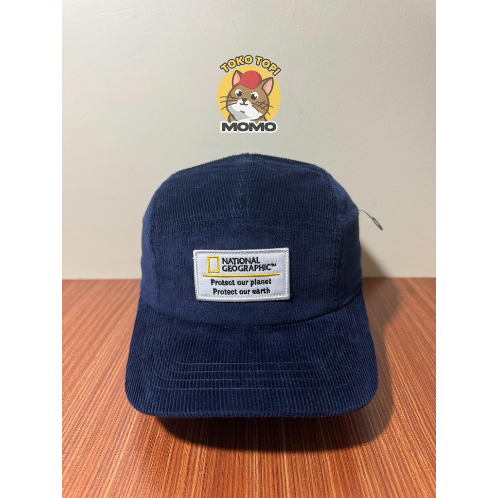 Topi National Geographic Navy Corduroy