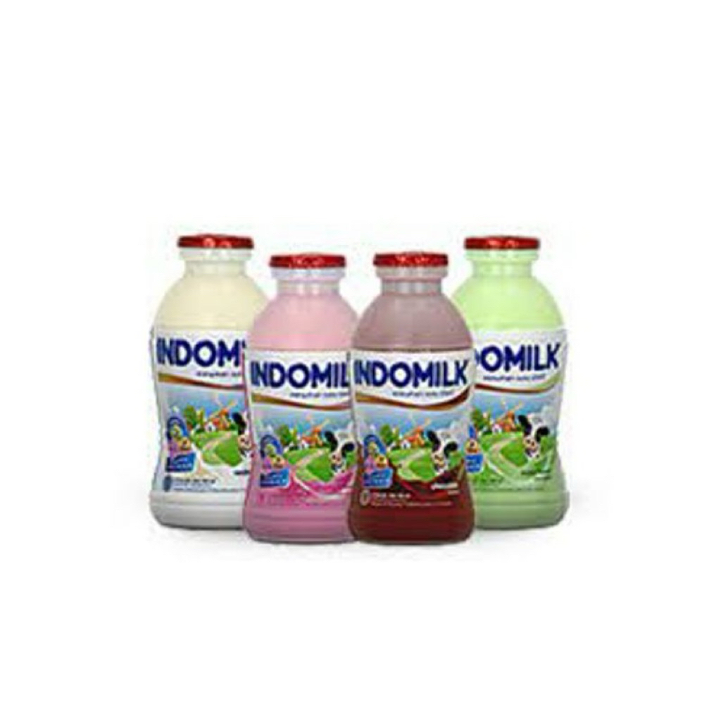 Indomilk Susu Cair Botol 190ml - Tinggi Kalsium, Fosfor, dan Vitamin D