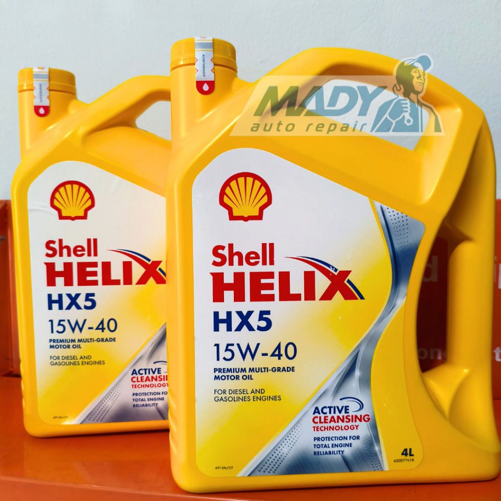OLI MESIN SHELL HX5 15W-40 4 LITER 100% ORIGINAL