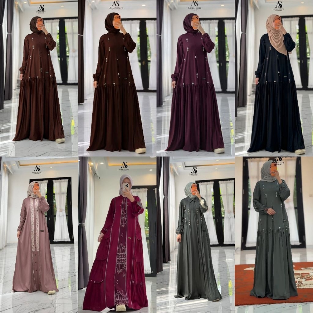 ANJANI STORE BY ANJANI SABILA GAMIS/DRESS ANJANI STORE ORIGINAL 100% (READY)