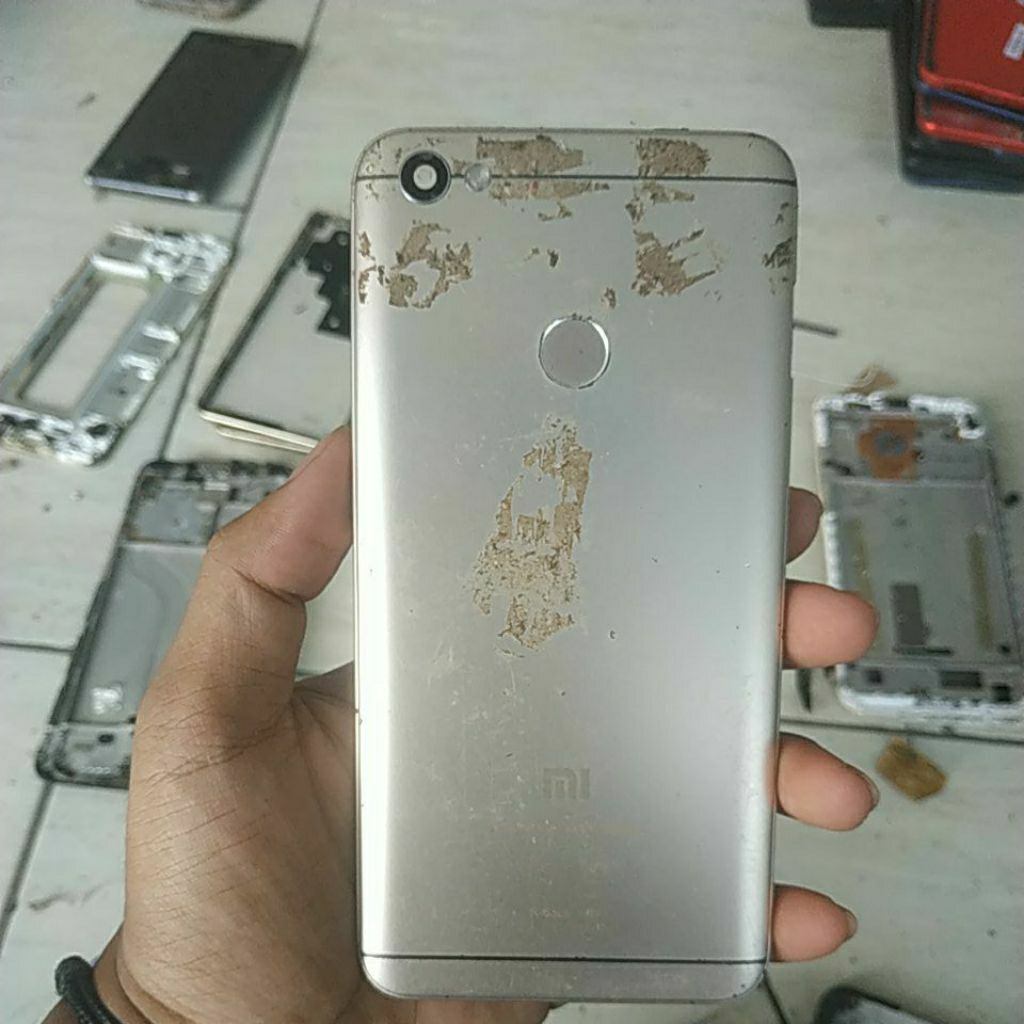 backdoor bekas redmi note 5a prime tanpa tombol sesuai gambar