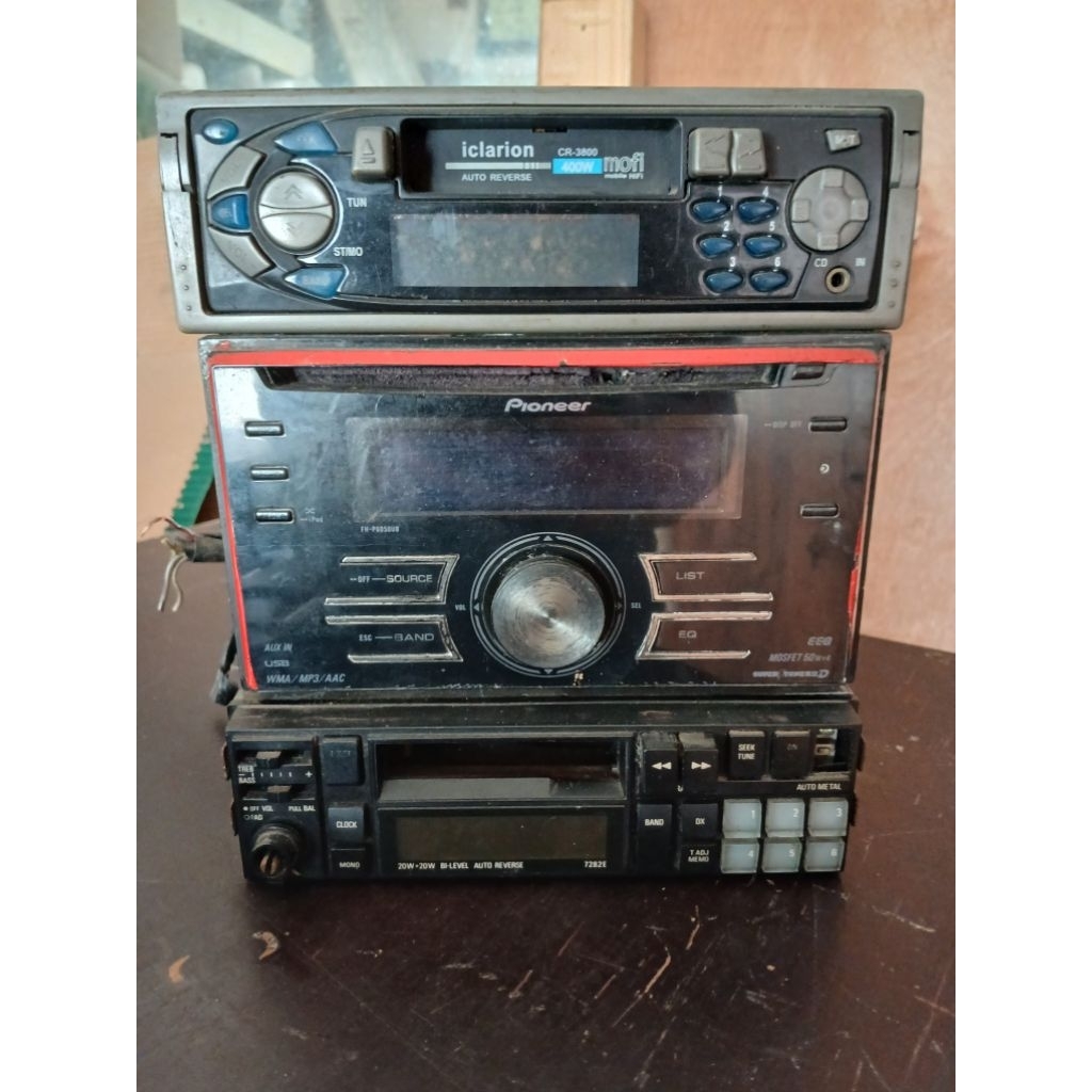 3 pcs tape mobil bekas lawas