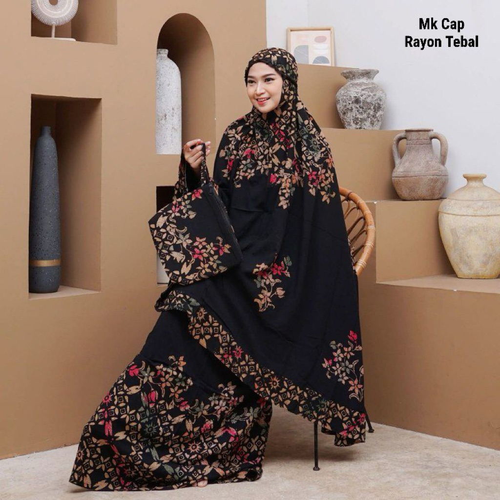 MUKENA RAYON JUMBO BATIK CAP PEKALONGAN
