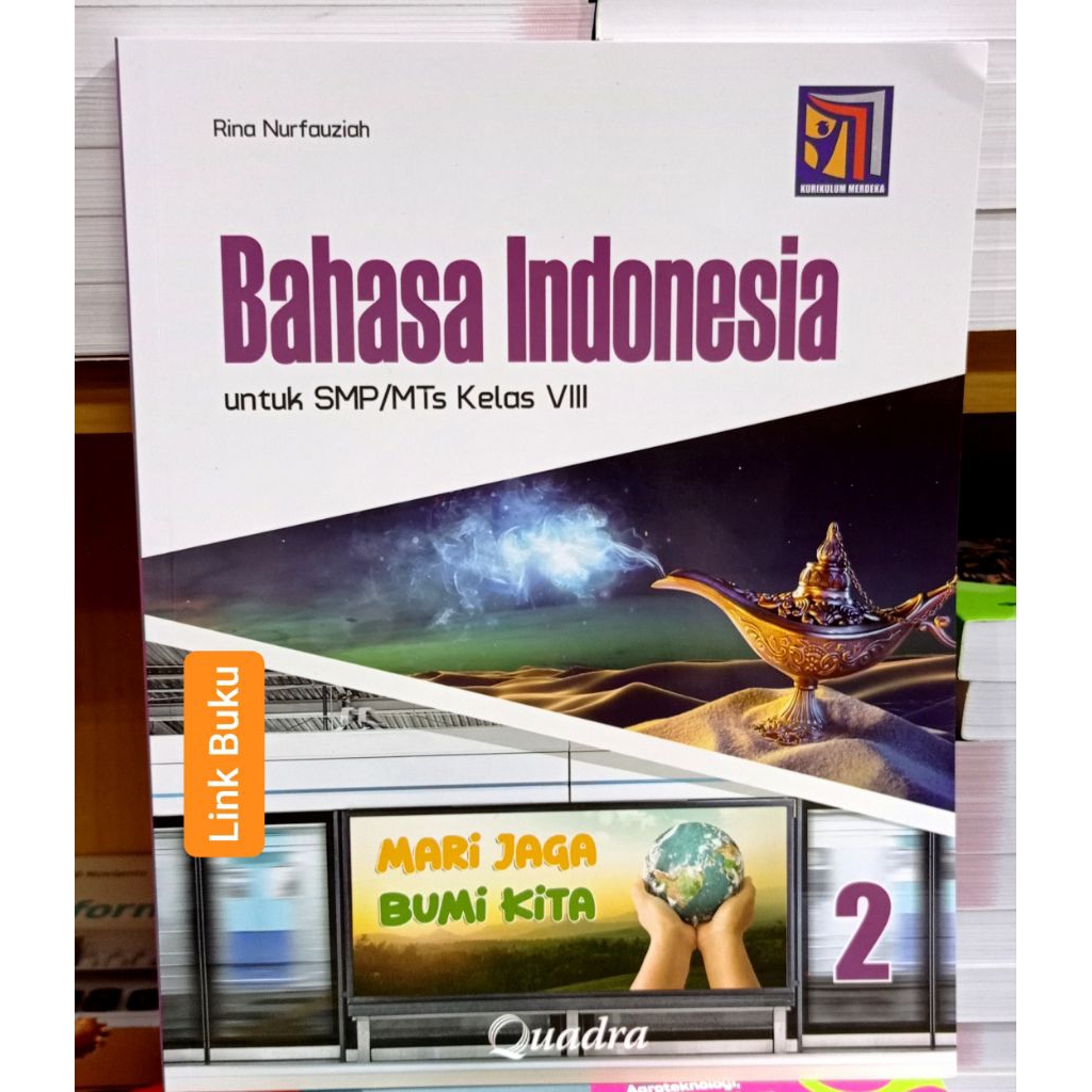 Buku Bahasa Indonesia Kelas 8 SMP Kurikulum Merdeka Quadra