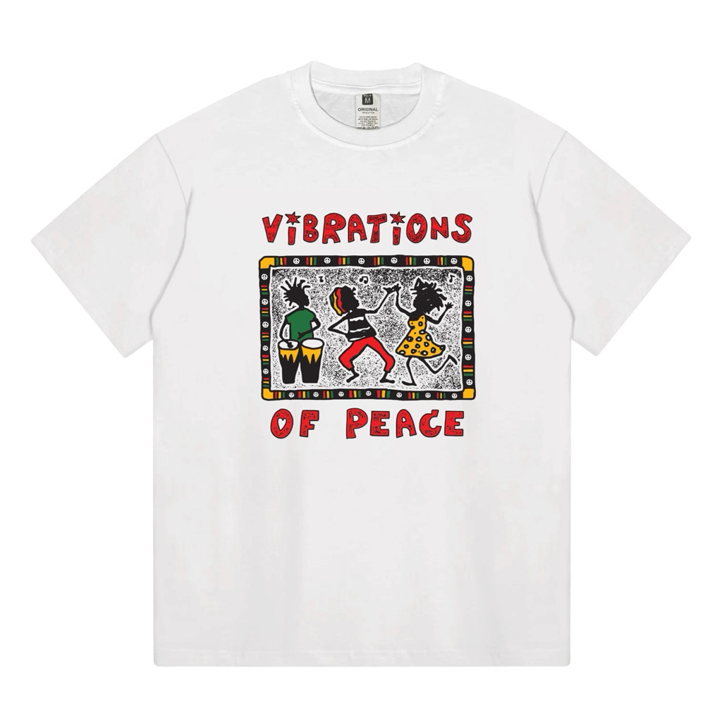 Kaos Vibration / Baju Distro Pria Wanita Katun Combed 24s Premium Terbaik