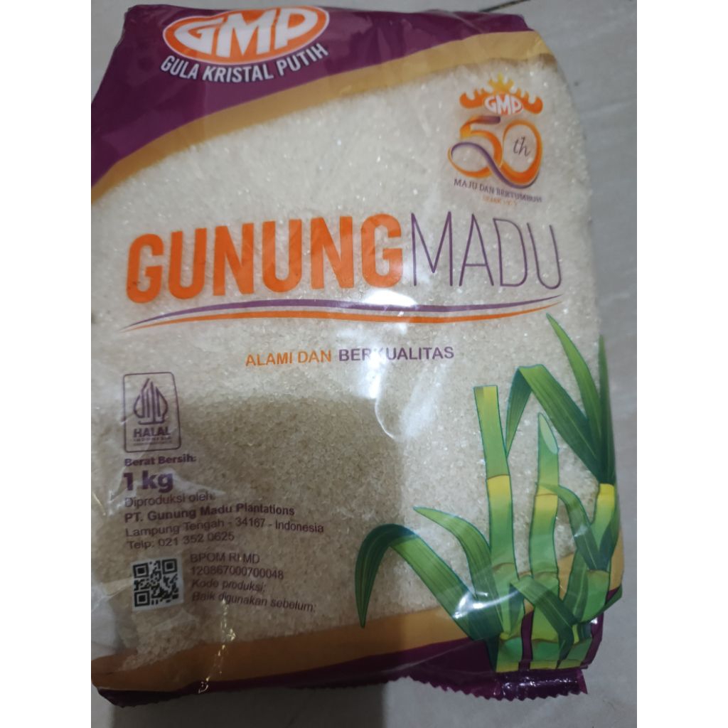 Gula Pasir Gunung Madu 1 kg
