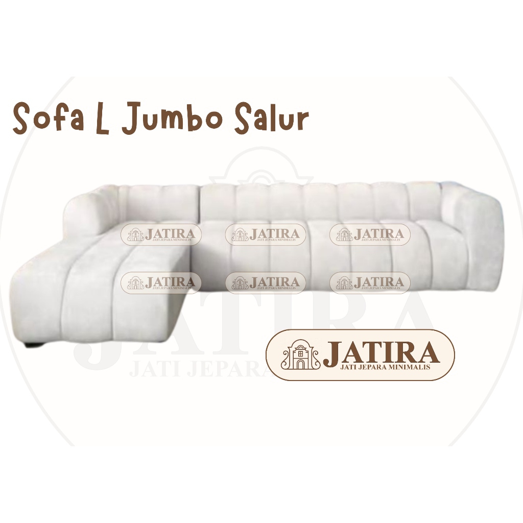 Sofa L Jumbo Salur | Sofa L Jumbo Minimalis Murah Palembang