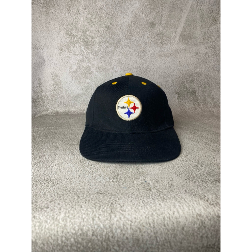 Topi Snapback NFL Steelers Black