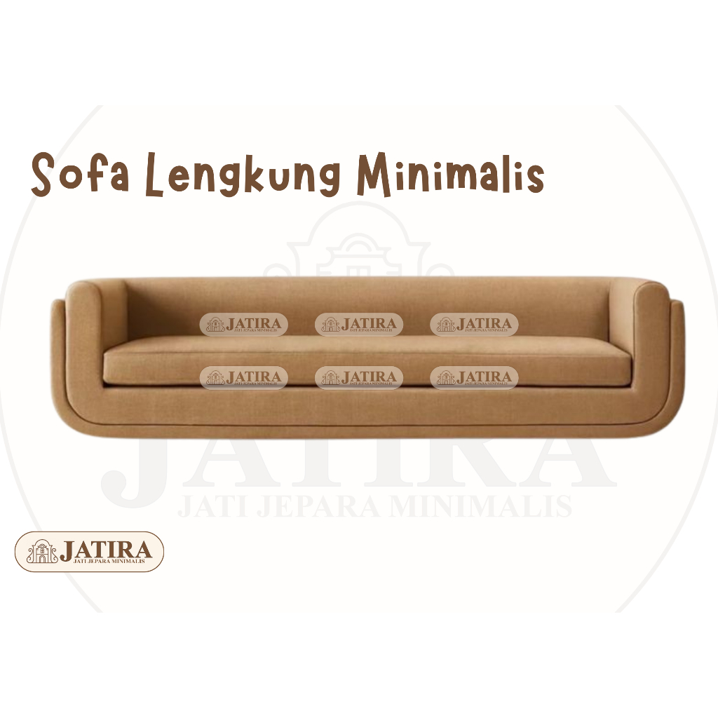 Sofa Lengkung Minimalis | Sofa Curved Minimalis Murah Palembang