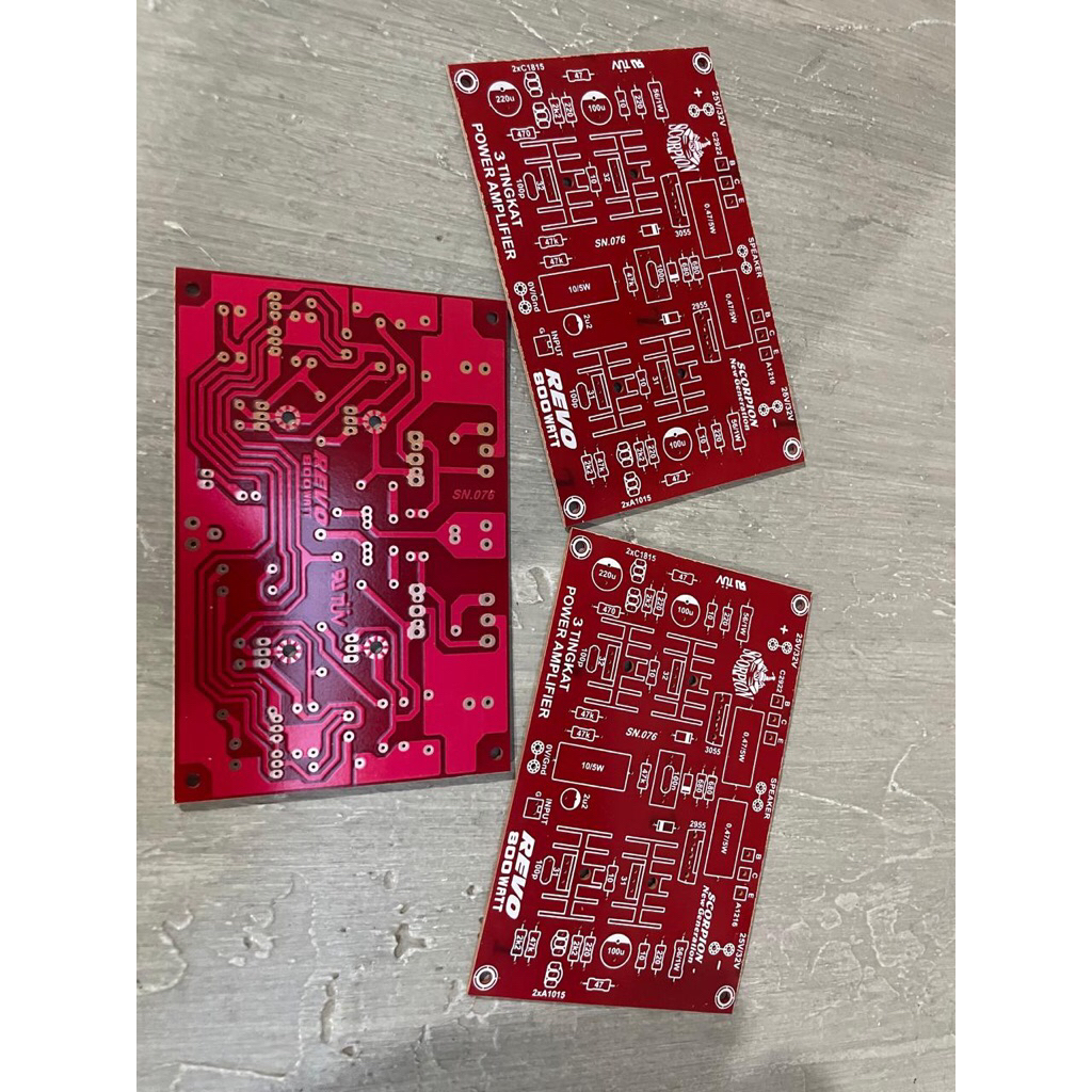 PCB Revo 800watt,3 Tingkat,Power Amplifier