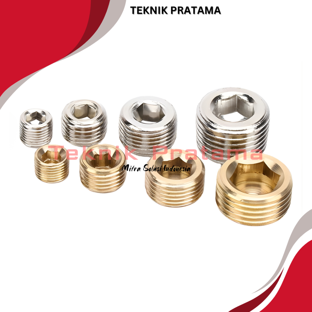 PLUG 1/4" Baut L ( 6mm) Baut L tanam Ukuran 1/4"(m10) Penutup Drat