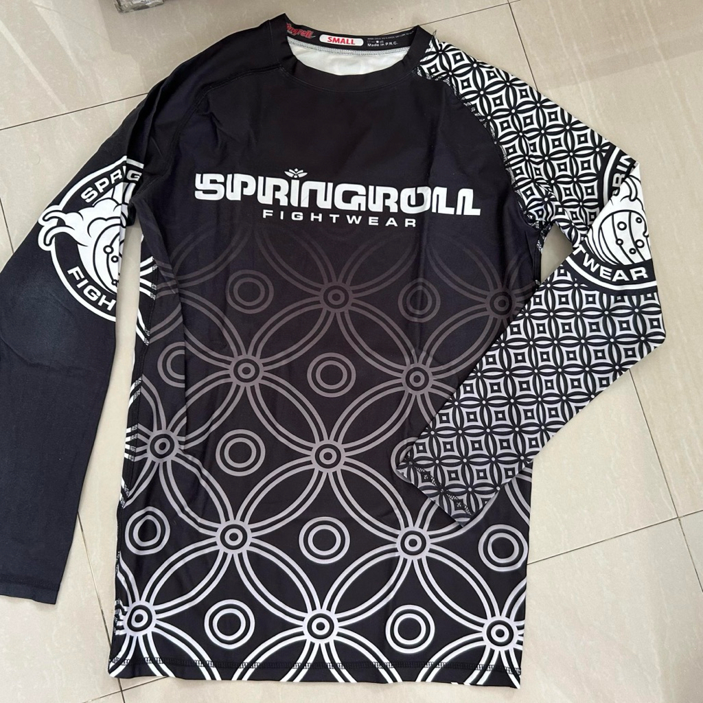 Baju rashguard bjj jiu jitsu boxing jiujitsu mma springroll
