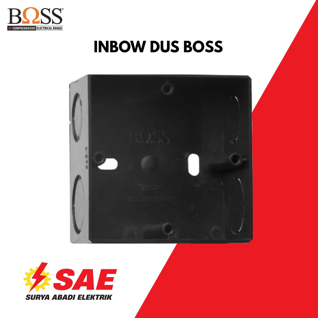 BOSS B157BPK Inbowdus / Inbow Dus Kotak Hitam Tebal Premiun Quality