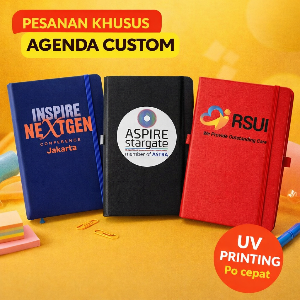 Agenda A5 custom murah/agenda seminar/notebook custom promosi