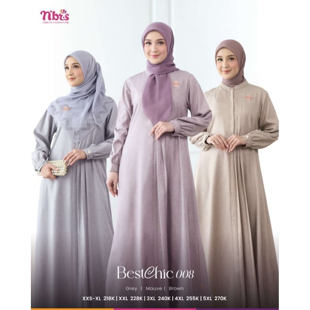 TERMURAH PROMO GAMIS DEWASA ORI NIBRAS BESTCHIC 008