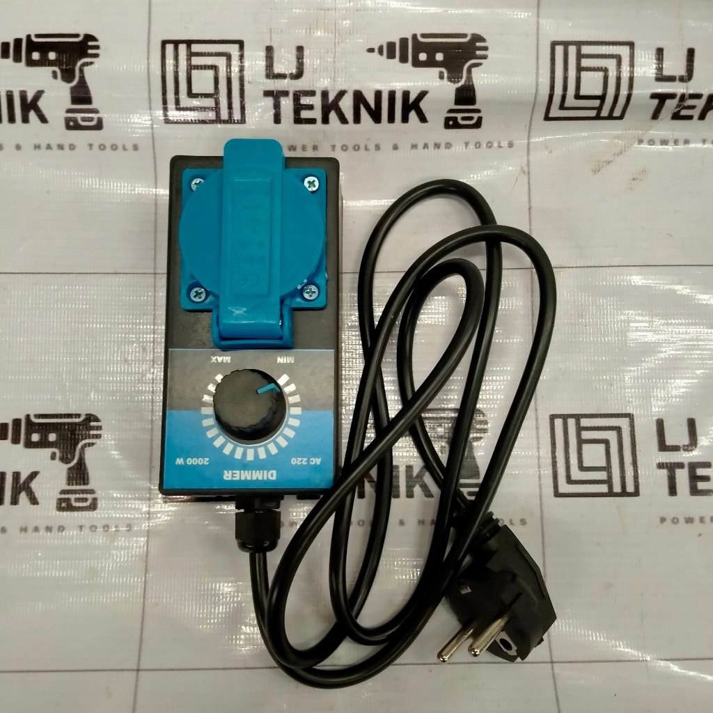 DIMMER PENGATUR KECEPATAN 2000W AC 220V WITH FUSE