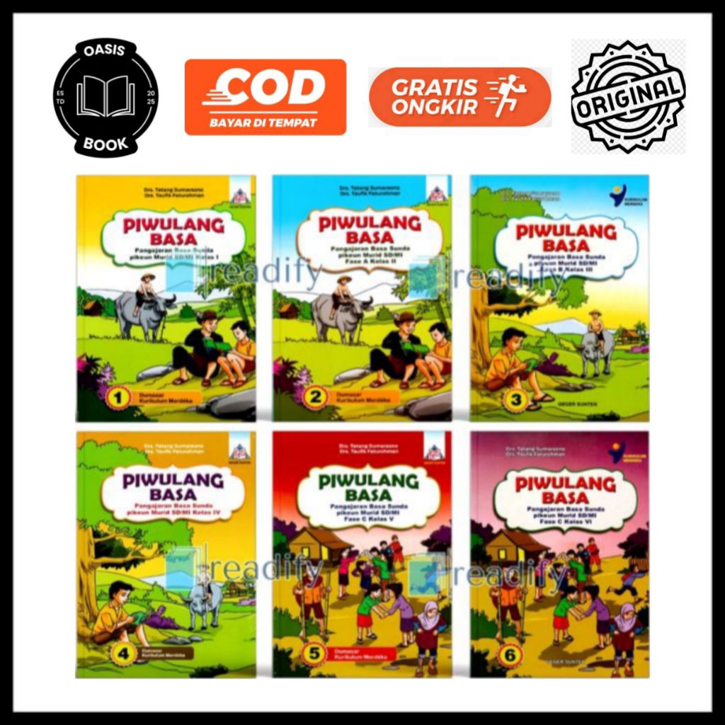 BUKU PIWULANG BASA SUNDA PIKEUN MURID SD/MI KELAS 1,2,3,4,5,6 KURIKULUM MERDEKA