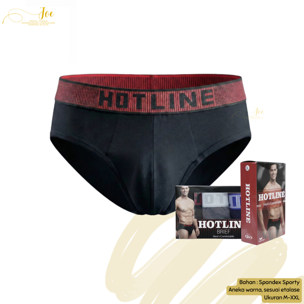 [ISI 3] Celana Dalam Pria HOTLINE 883 Ukuran M-XXL / Pakaian Dalam Pria