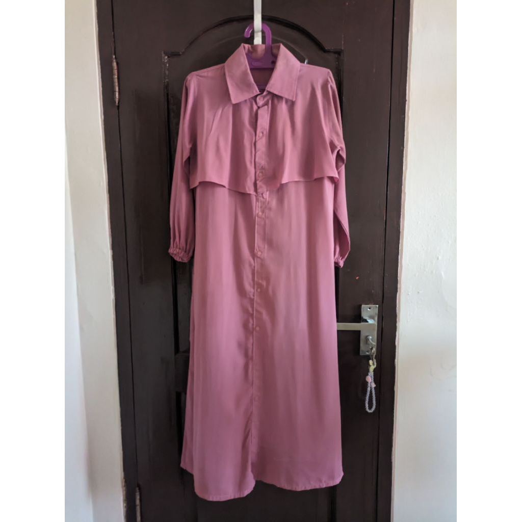 Preloved - Dress Gamis Dusty Purple