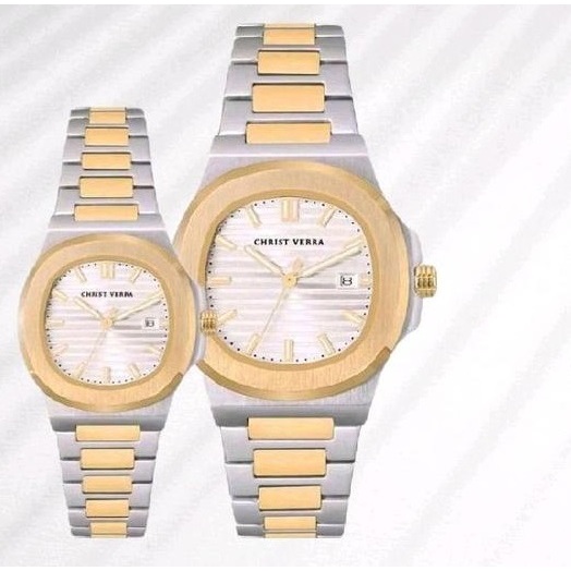 Christ Verra CV-921548 Jam Tangan Original Couple