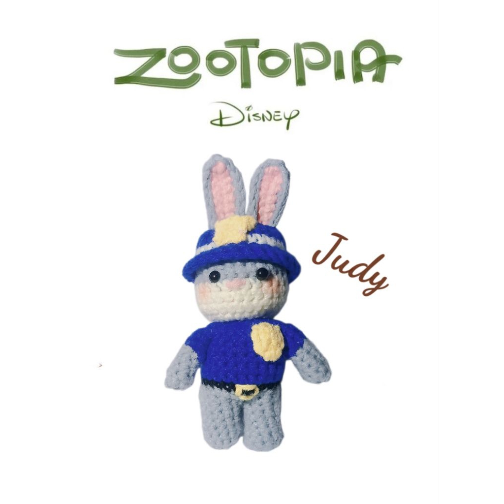 Keychain boneka zootopia Judy