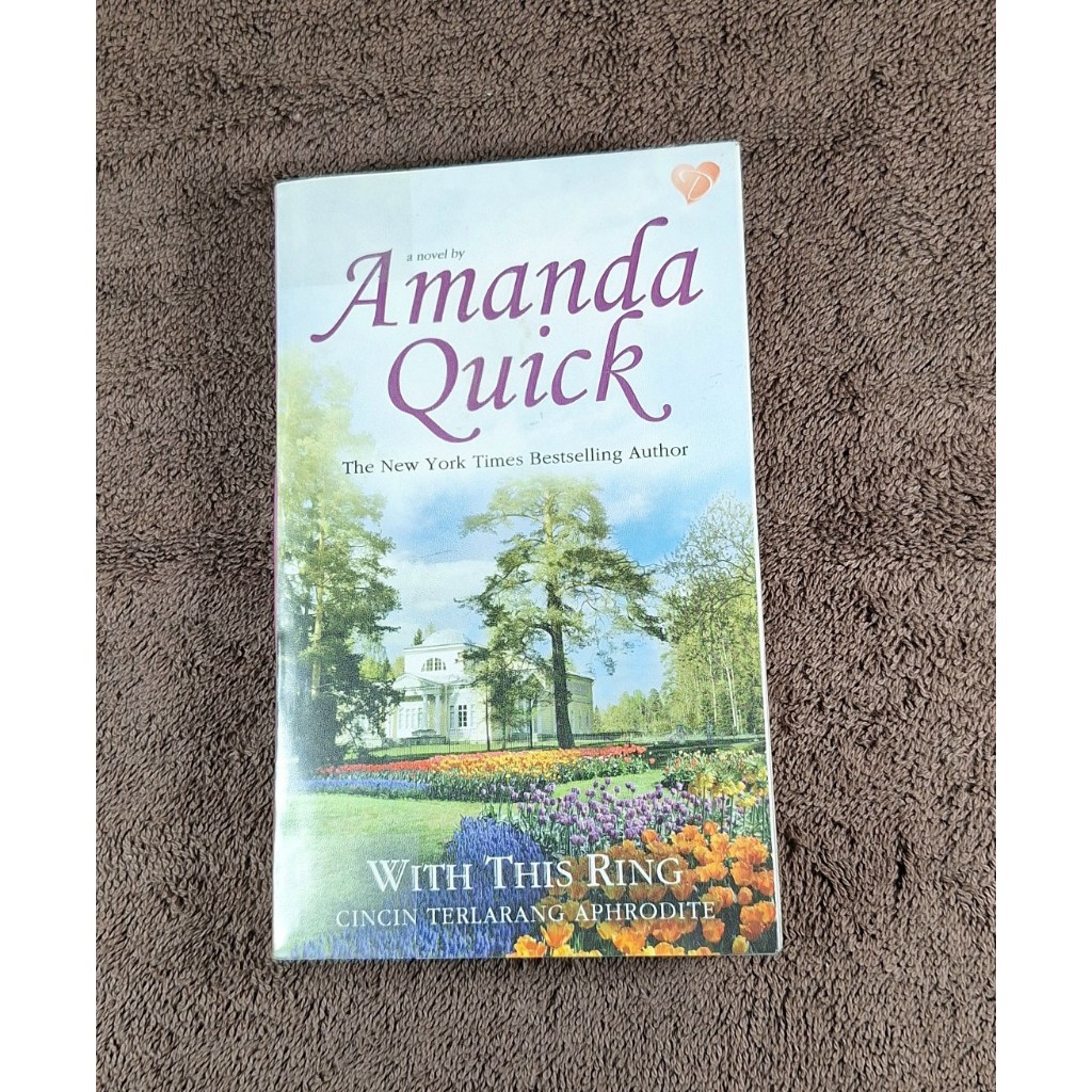 Novel Amanda Quick - With This Ring - Cincin Terlarang Aphrodite - Dastan Romance - Preloved Bekas M