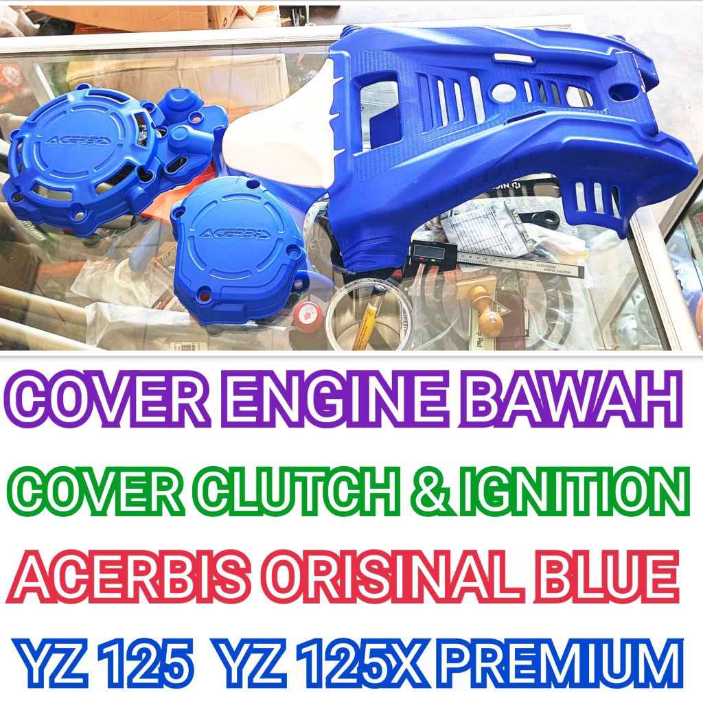 Cover Mesin & Cover Bak Magnet Bak Kopling YZ 125 YZ 125X
