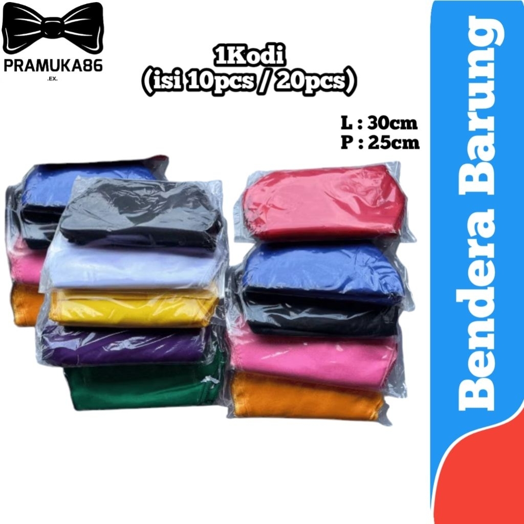 1Kodi Bendera Barung Pramuka Siaga / Bendera Barung Pramuka / Bendera Barung