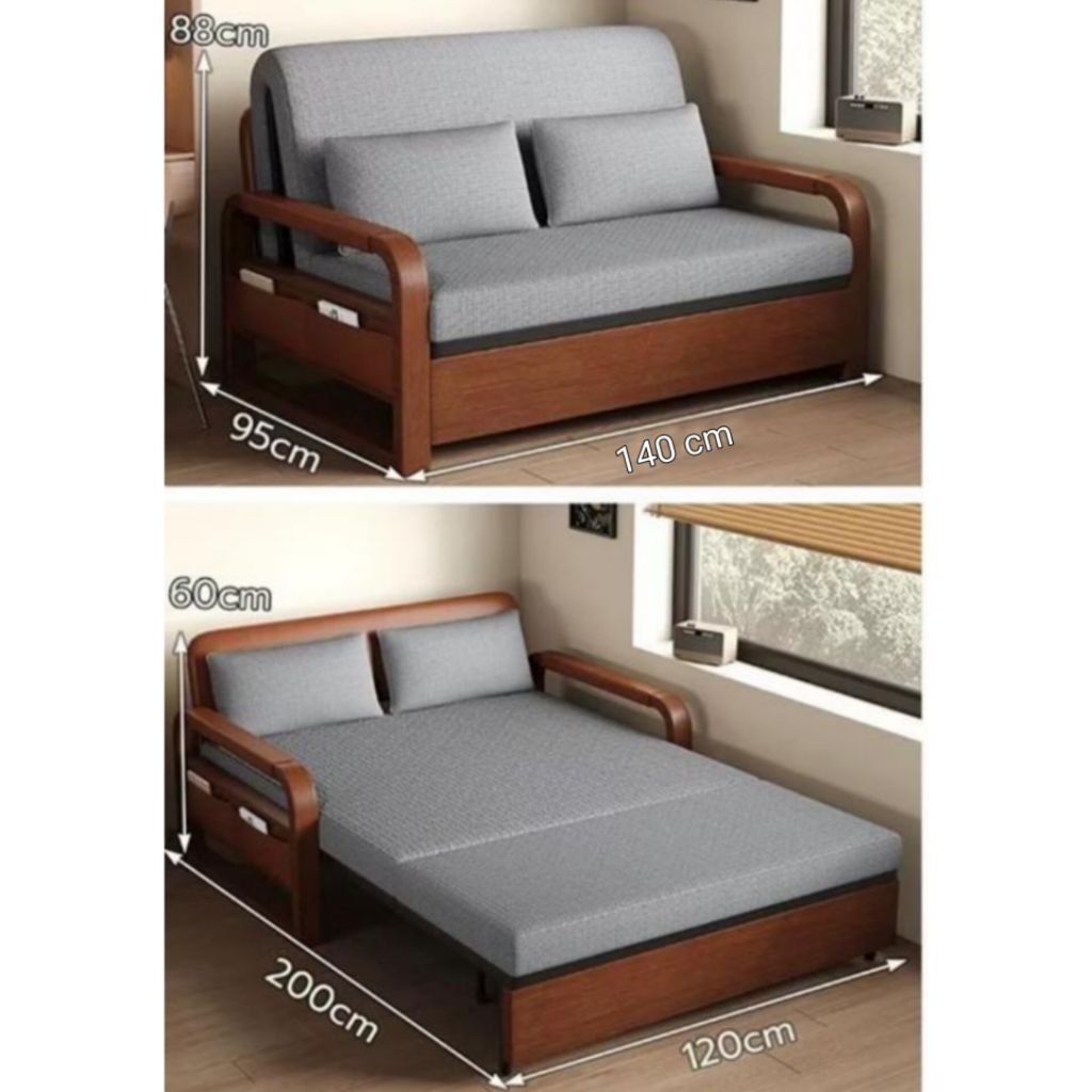 sofa bed lipat multifungsi