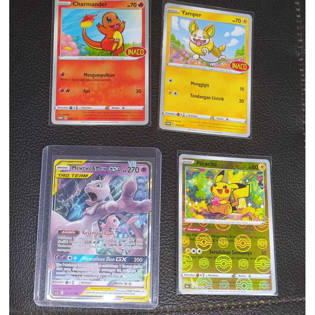 CO pemenang lelang Kartu Promo Inaco, Pikachu Holo, Mewtwo & Mew GX