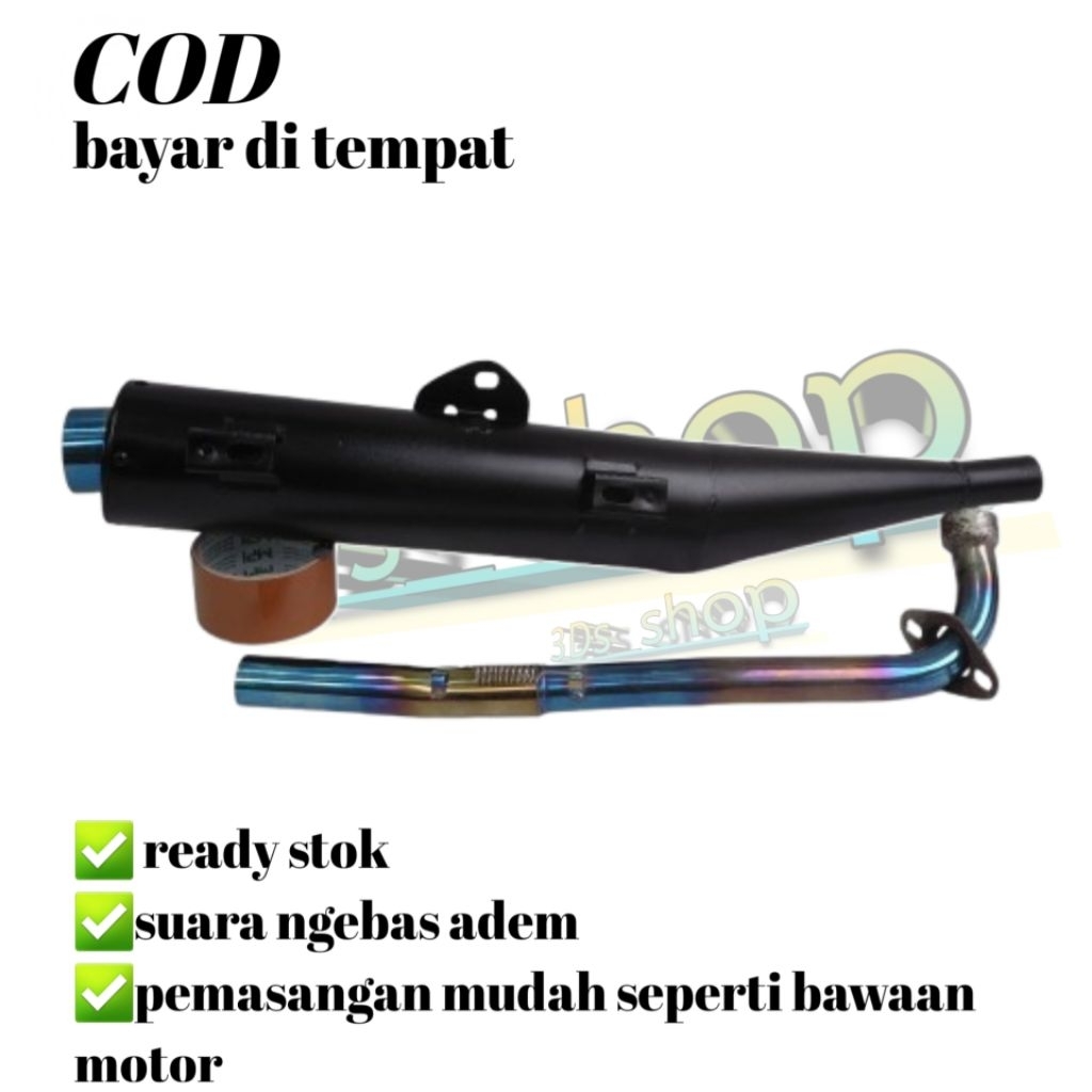KNALPOT STANDAR RACING TSUKIGI JUPITER MX 135 OLD JUPITER MX NEW
