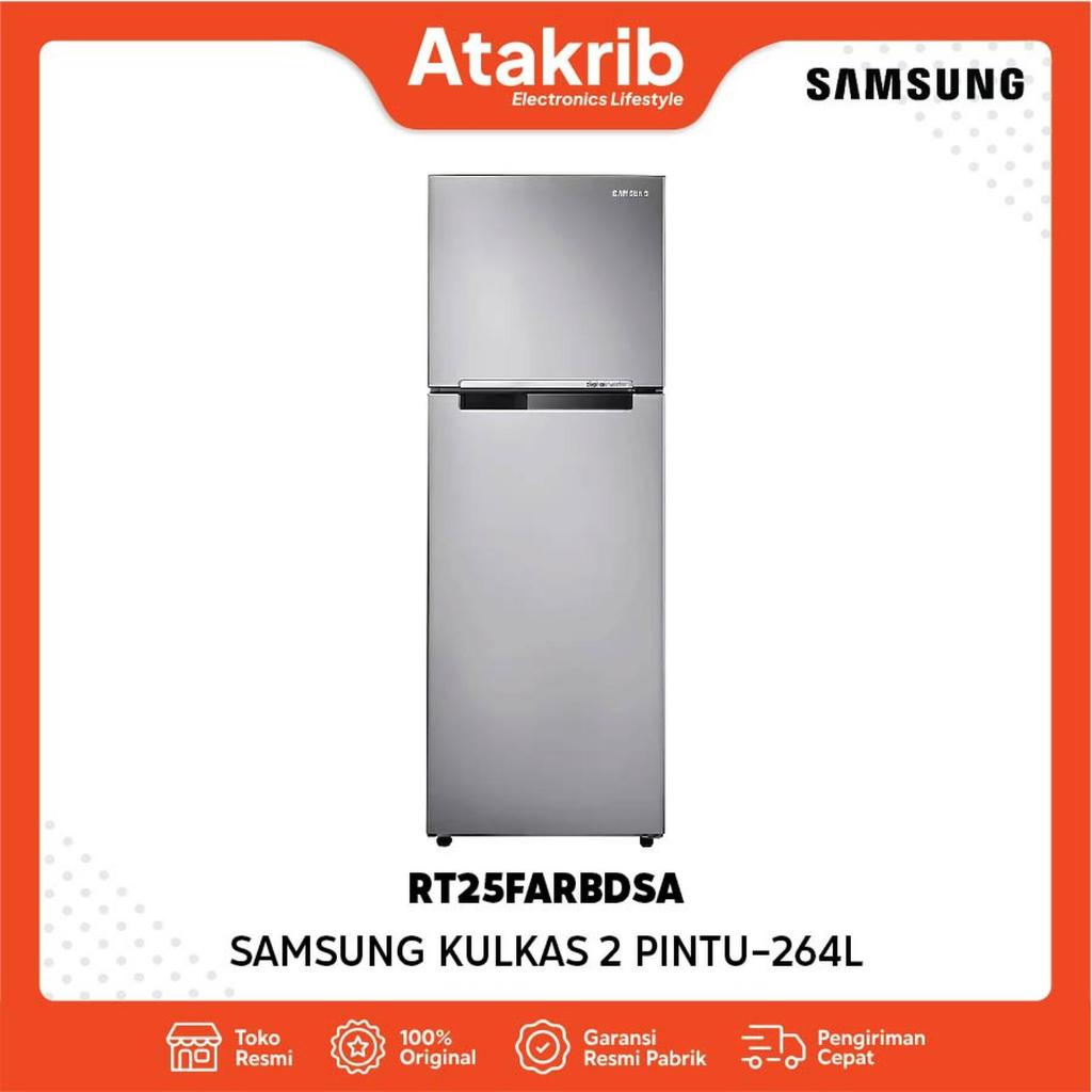 SAMSUNG KULKAS 2 PINTU SMALL RT-25FARBDSA / RT25FARBDSA