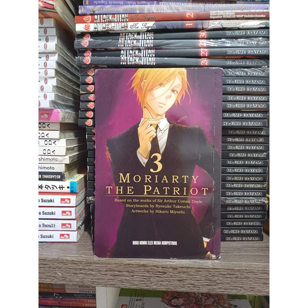 komik moriarty the patriot vol 3