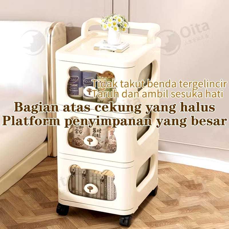 Lemari Pakaian Plastik Susun 3 Susun 5 Lemari plastik Babby Karakter Lucu