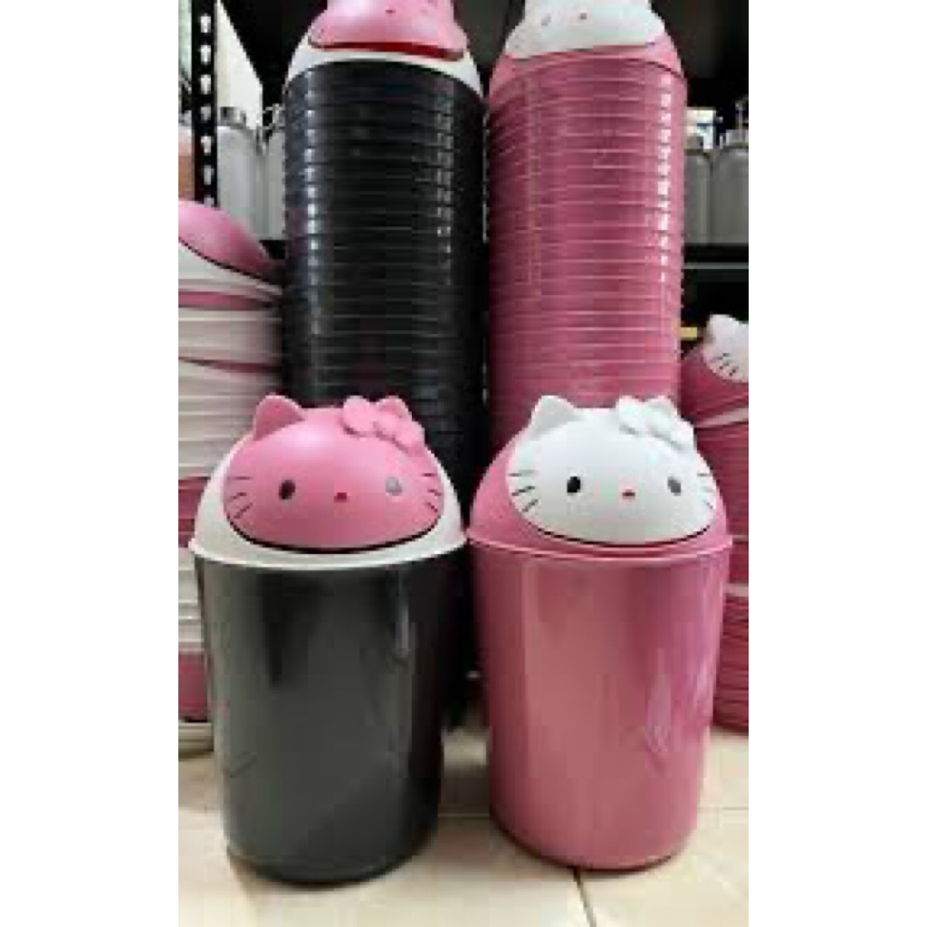 Tempat sampah karakter/Tempat sampah hello kitty