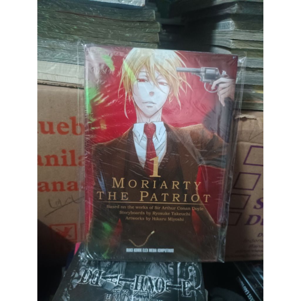 Komik moriarty the patriot 1 segel / komik moriarty the patriot vol 1 segel