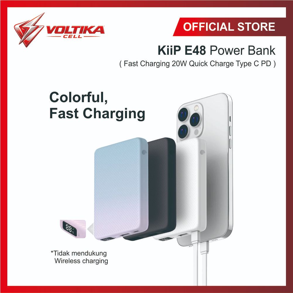 KiiP E48 Power Bank 10000mAh 20W Fast Charging PD