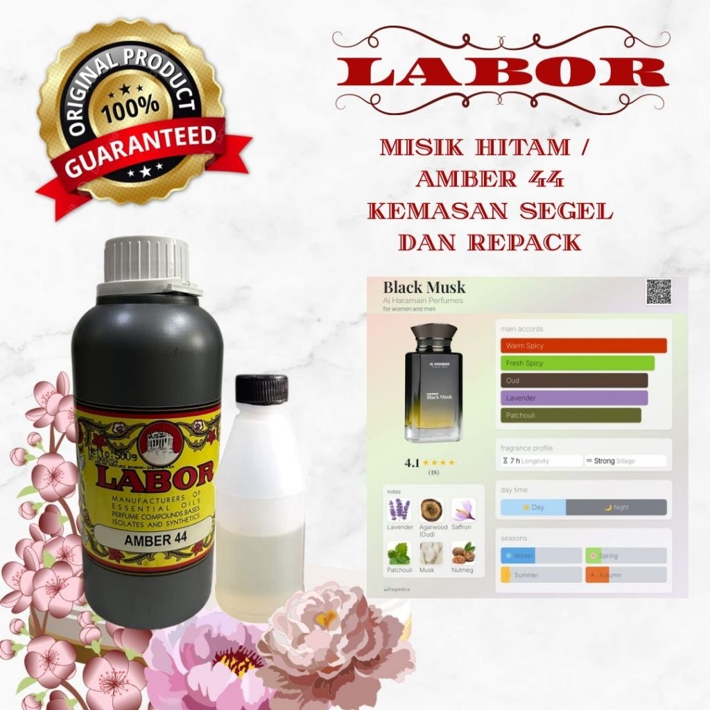LABOR / MISIK HITAM / KEMASAN SEGEL DAN REPACK/ BIBIT MURNI