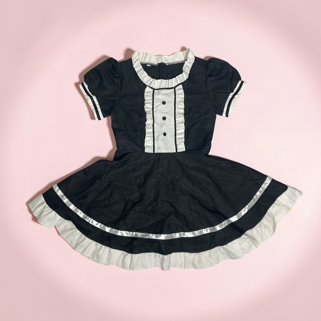 dress maid-Pakaian wanita/dress cosplay