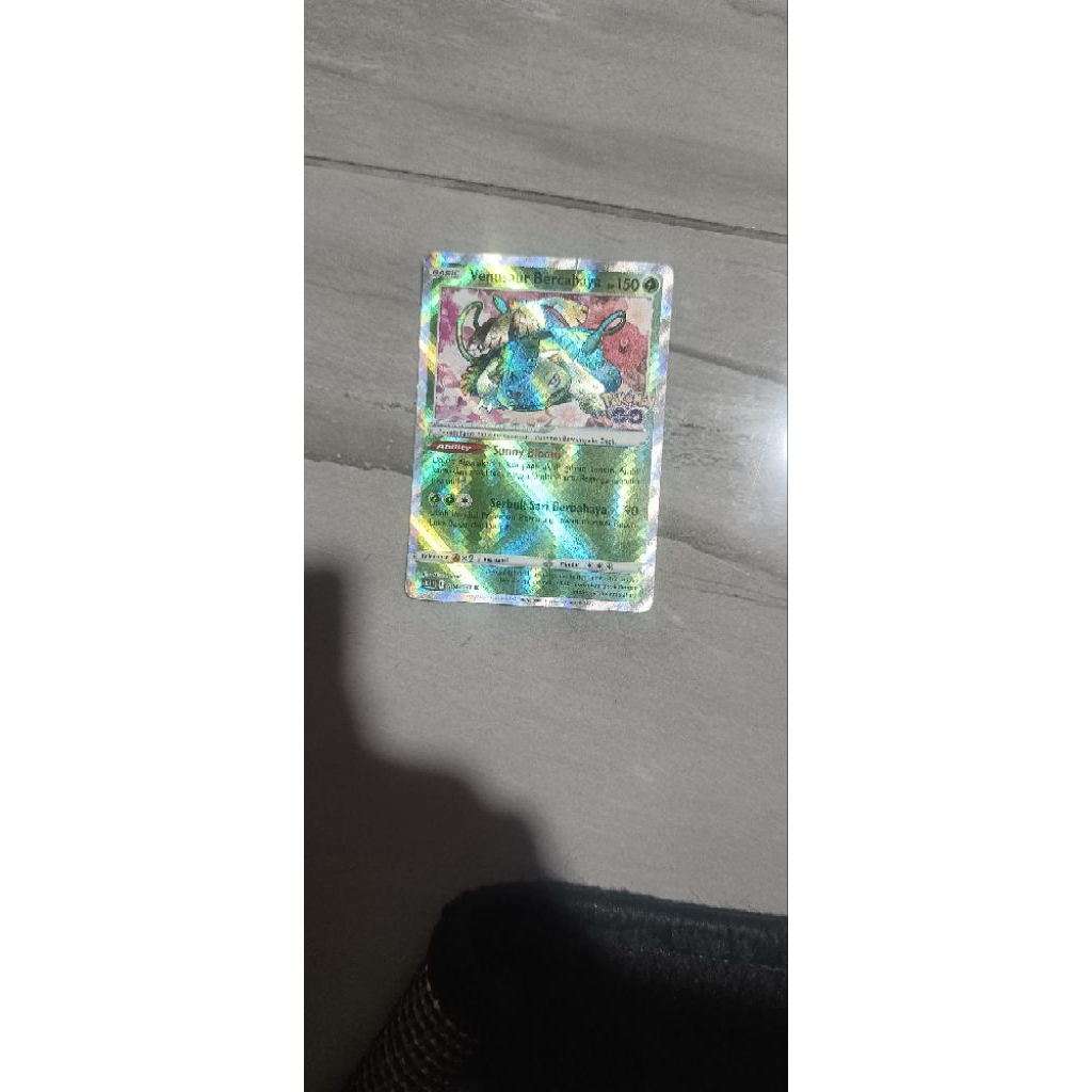kartu pokemon venusaur bercahaya
