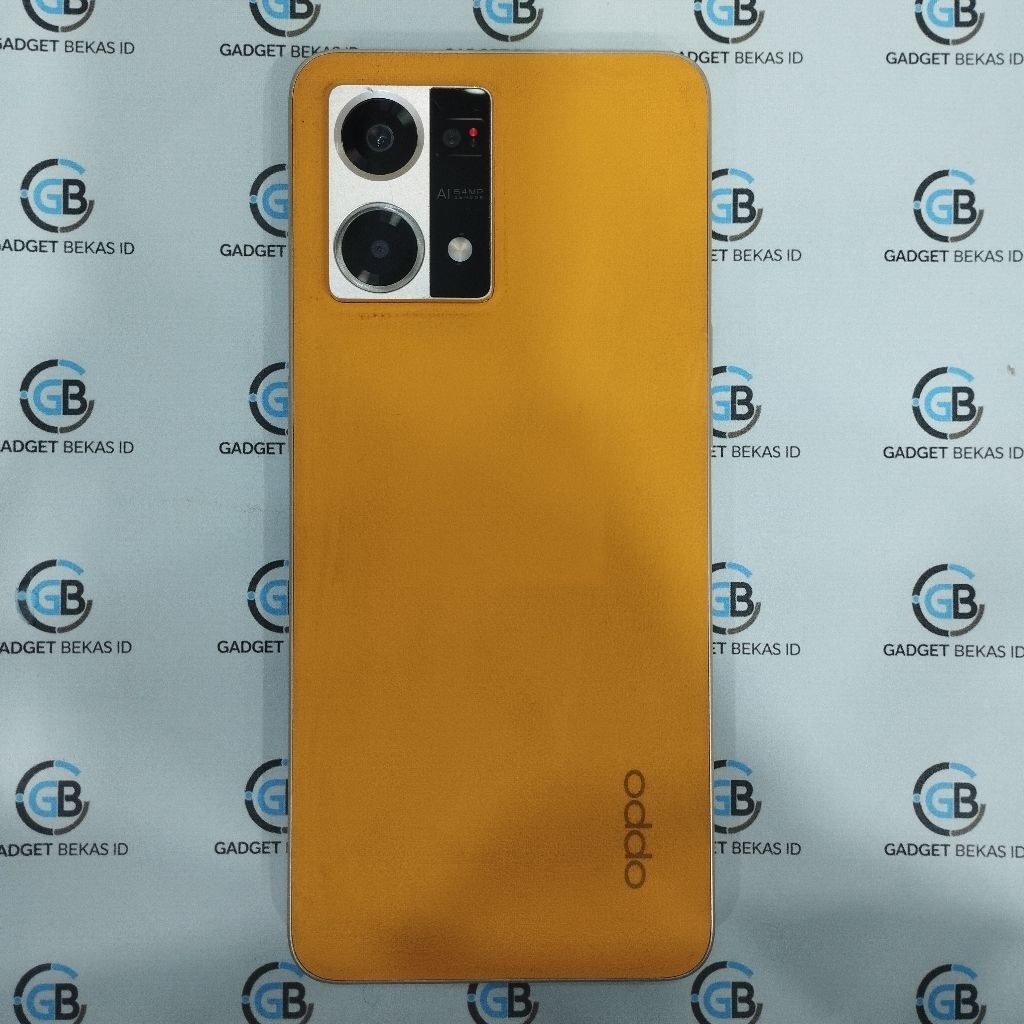 HANDPHONE SECOND OPPO RENO 7 RAM 8/256 GOLD ORIGINAL