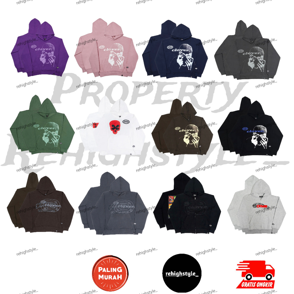 HOODIE 99CLOVER COLLECTION - ALL ARTICLES UNISEX