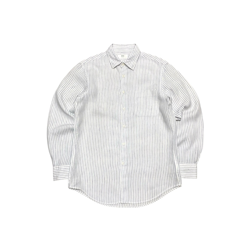 Uniqlo Stripe Linen Shirt