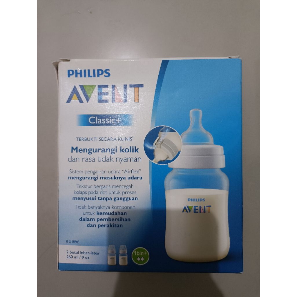 Philips Avent Botol Susu Bayi/Botol Susu Anak Avent Classic 260 Ml