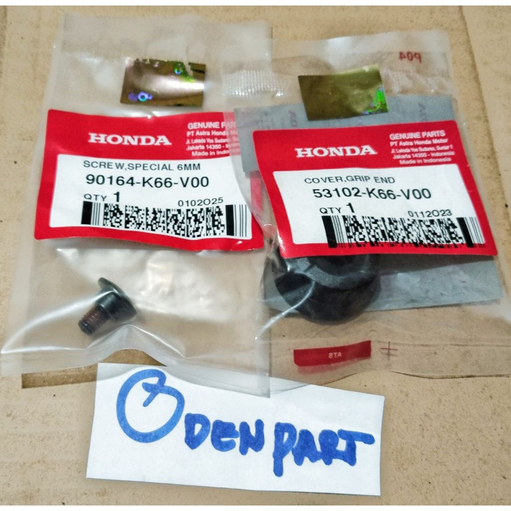 tutup Jalu stang stir plastik set baut beat Genio Vario 160 original