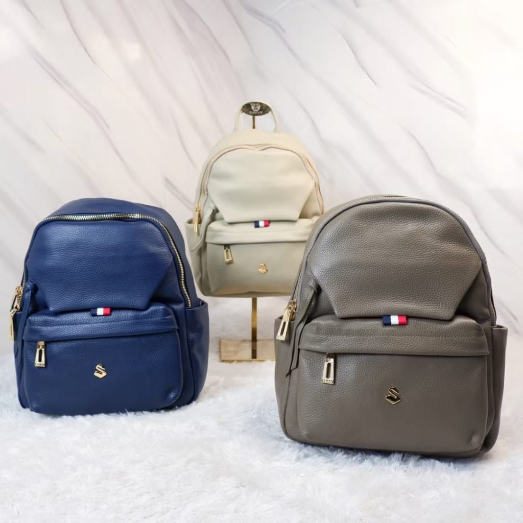 Tas Ransel Wanita Kulit Asli Savvy Leather S8511