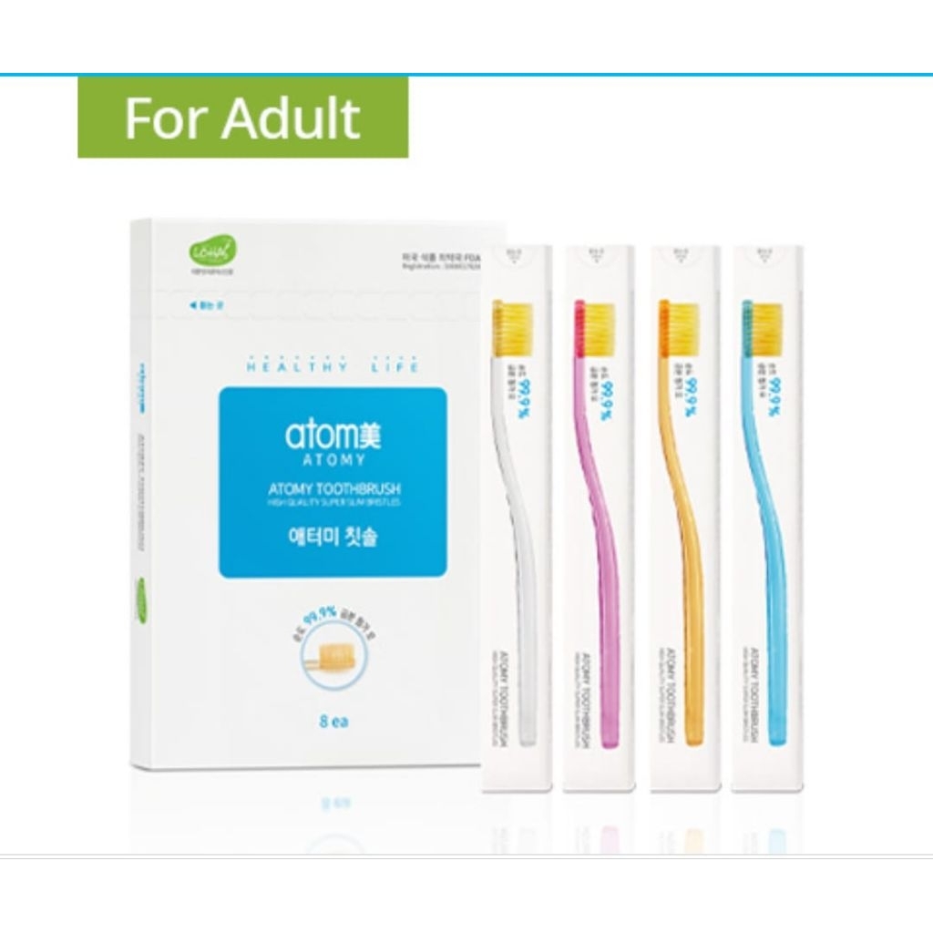 ATOMY SIKAT GIGI ANAK COMPACT BOX ISI 8PCS SIKAT GIGI ANAK