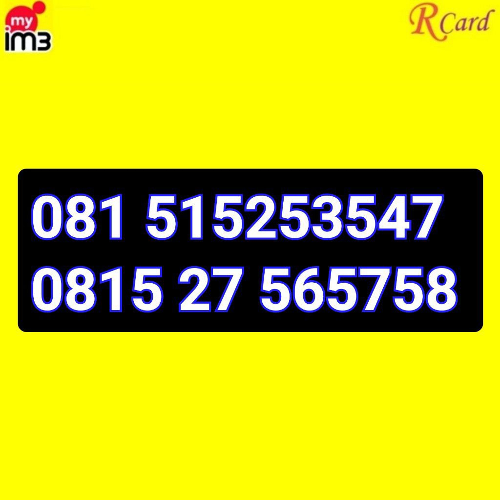 Perdana Nomor Cantik Indosat Im3 Urut 5758 565758 51525354 7