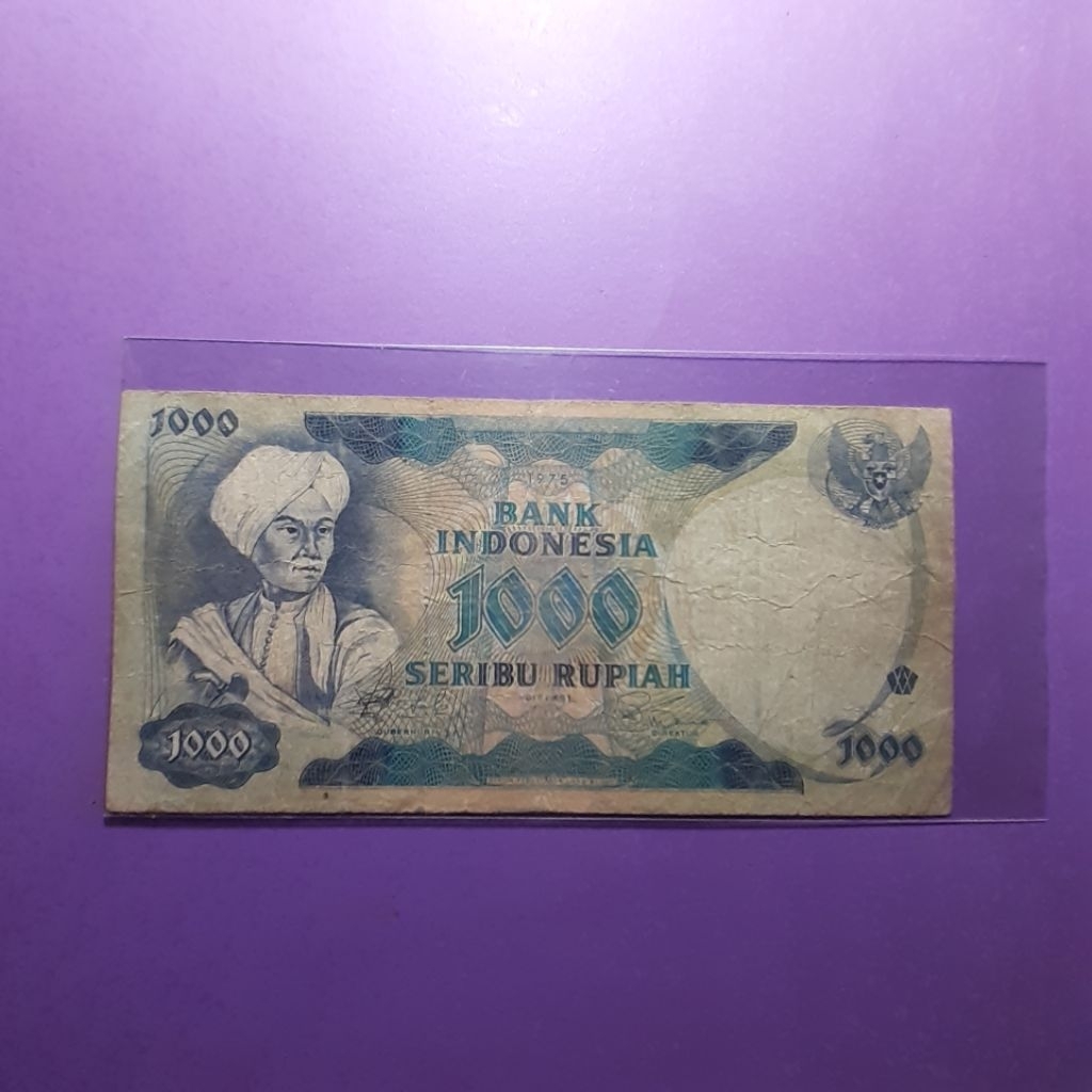 uang kuno 1000 rupiah diponegoro